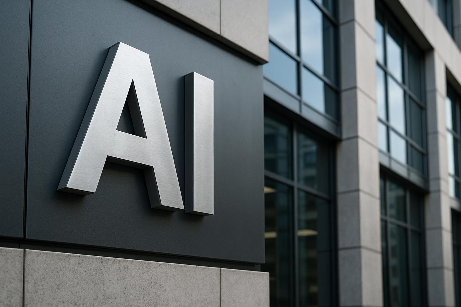 A professional analyst reviewing data charts on a clean office desk with multiple screens showing visualizations
