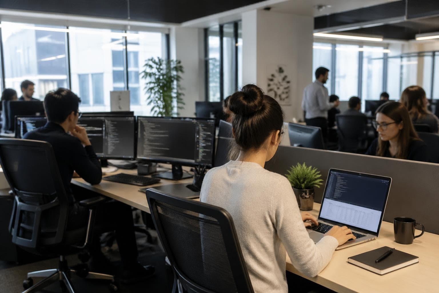 Professional data analytics workspace representing How to Get Started with Hex for Data Analysis