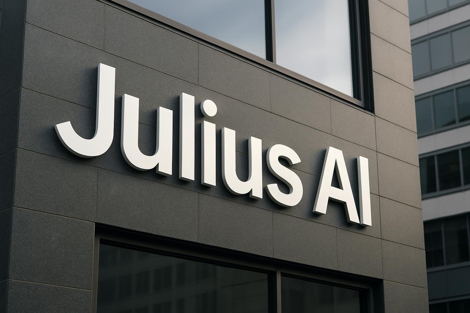 Julius AI data analysis interface showing charts and insights