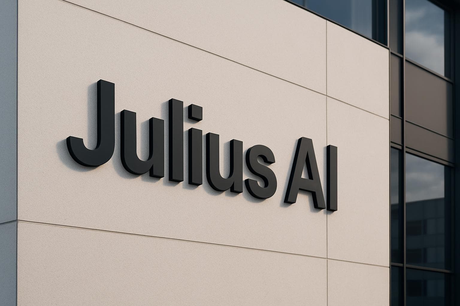 Julius AI logo displayed on a clean professional background