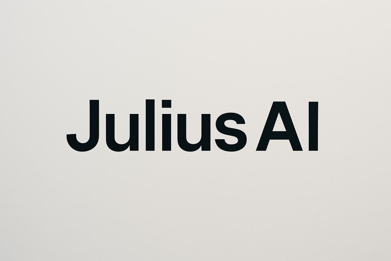 Julius AI logo on a clean background