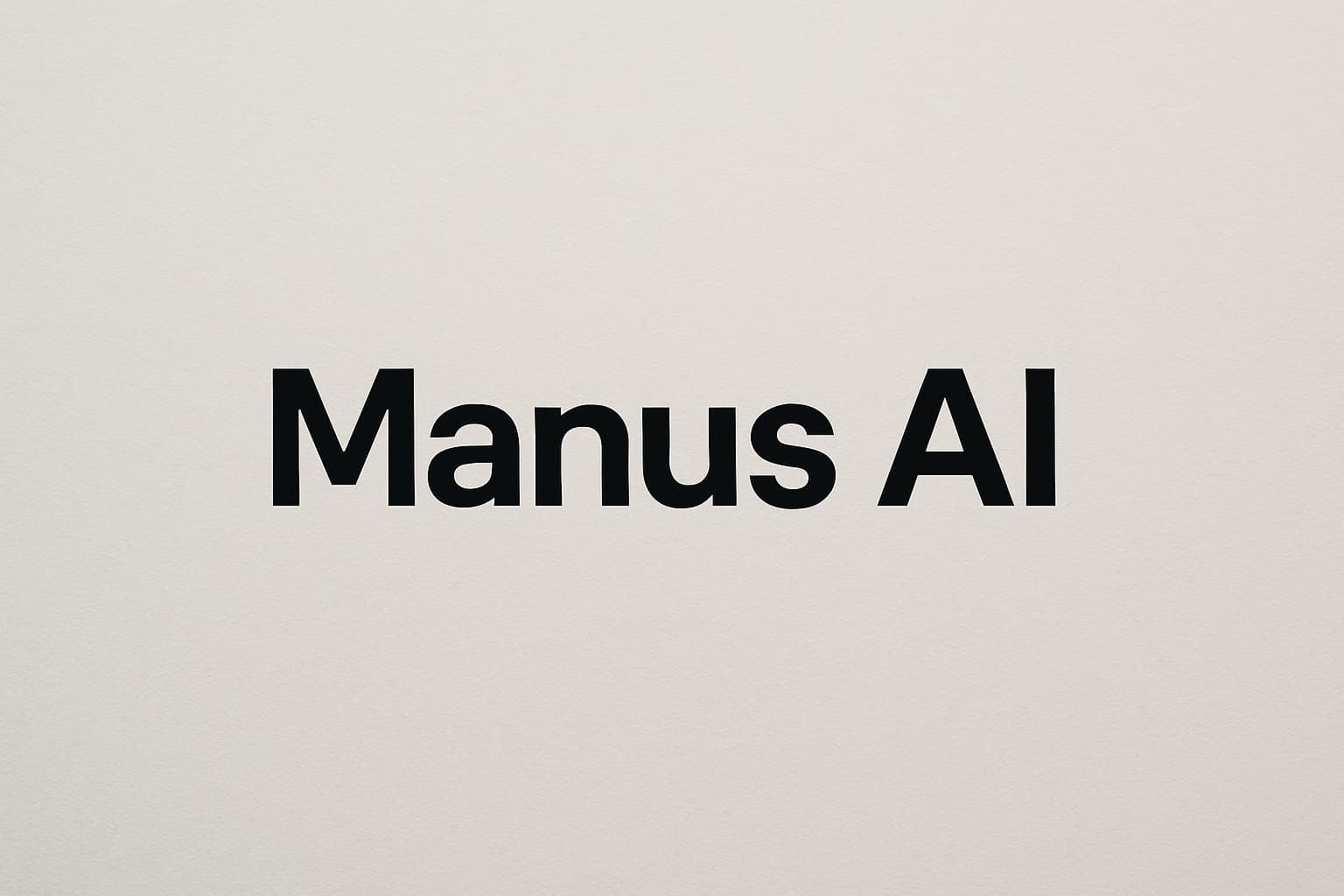 Manus AI autonomous data analysis agent interface