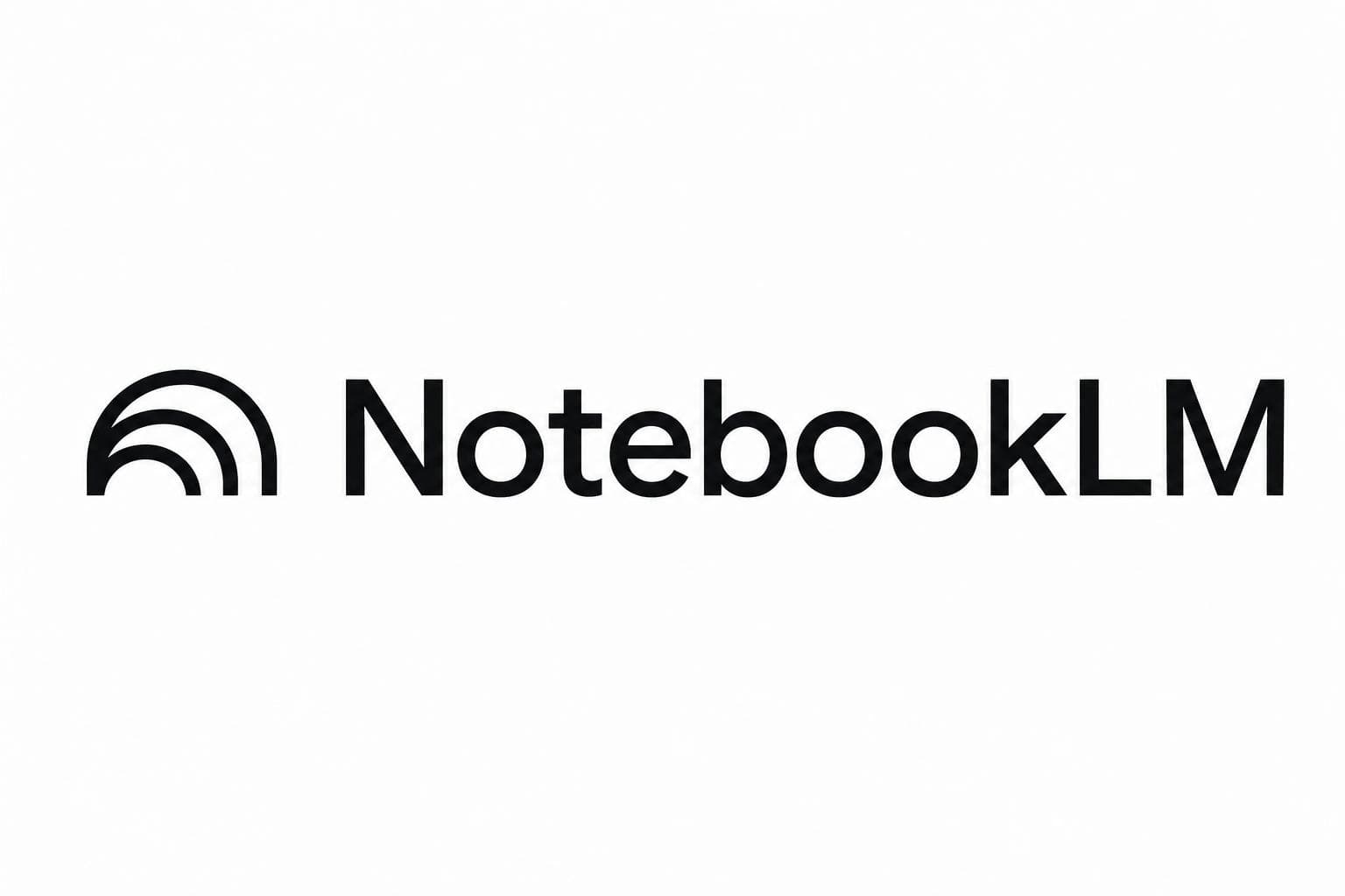 NotebookLM logo displayed on a clean professional background