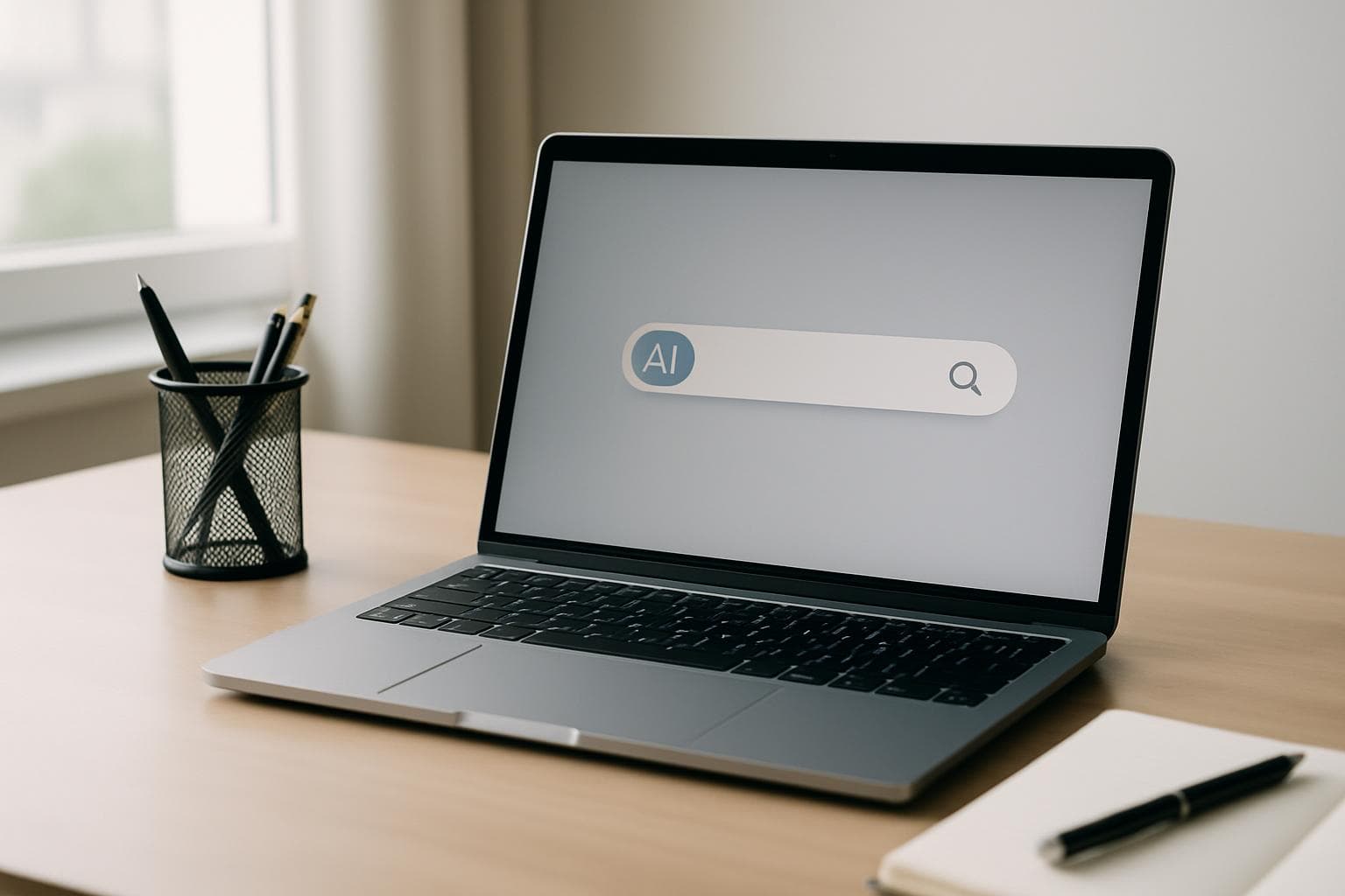 Perplexity AI logo displayed on a clean professional background