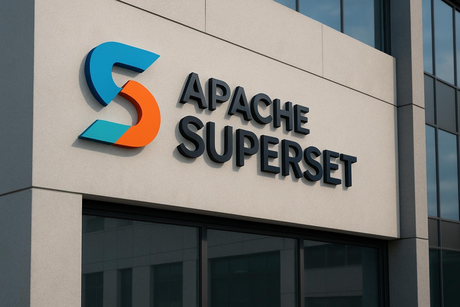 Apache Superset open-source analytics platform logo