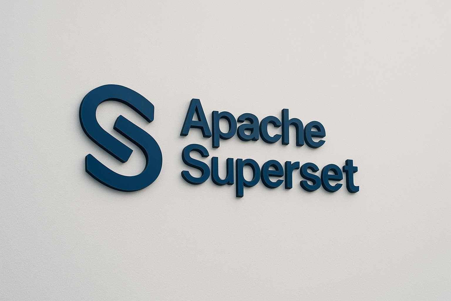 Apache Superset logo displayed on a clean professional background