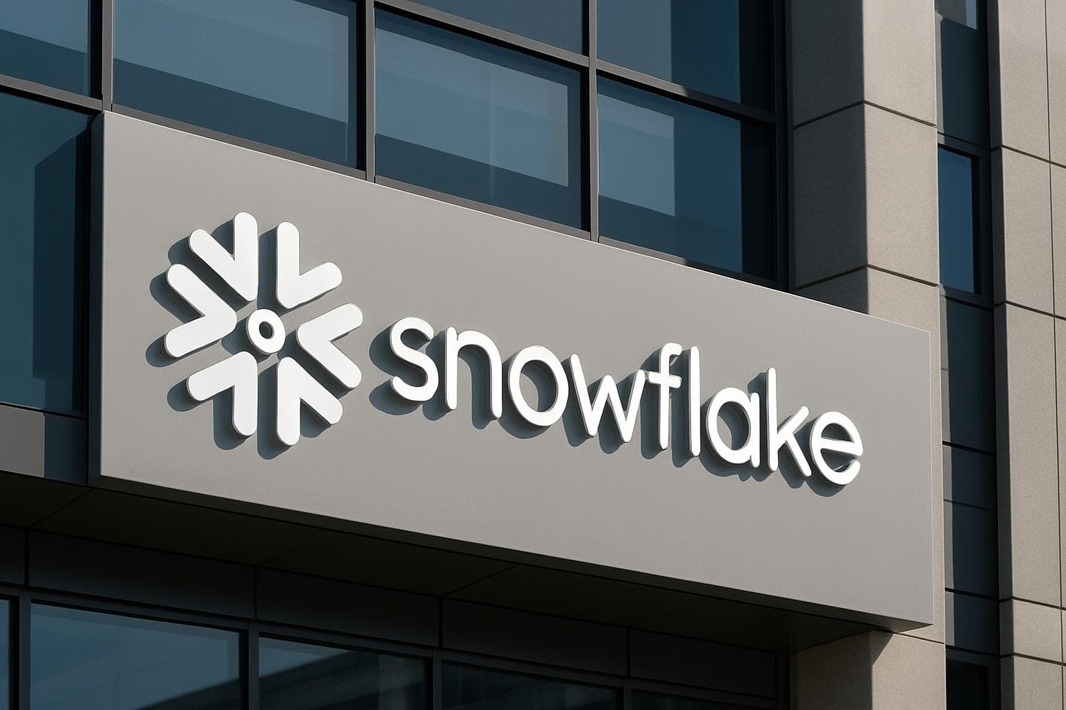 Snowflake logo displayed on a clean background representing Snowflake Cortex Analyst setup